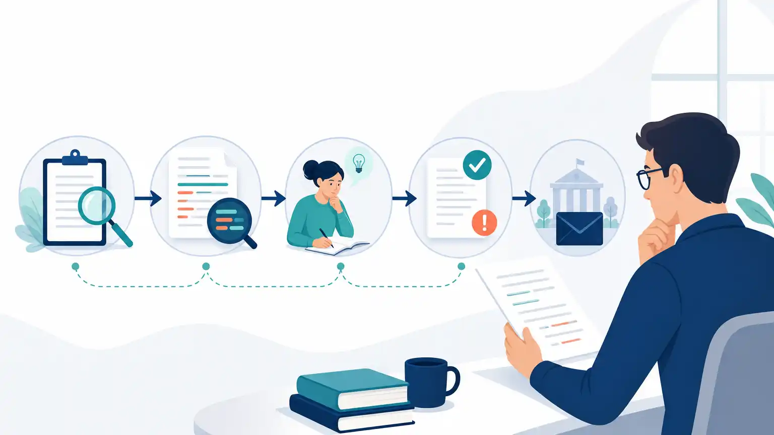 Editorial visual explaining how to use detector feedback without chasing a score for students reviewing Turnitin results. Editorial visual explaining how to use detector feedback without chasing a score for students reviewing Turnitin results.