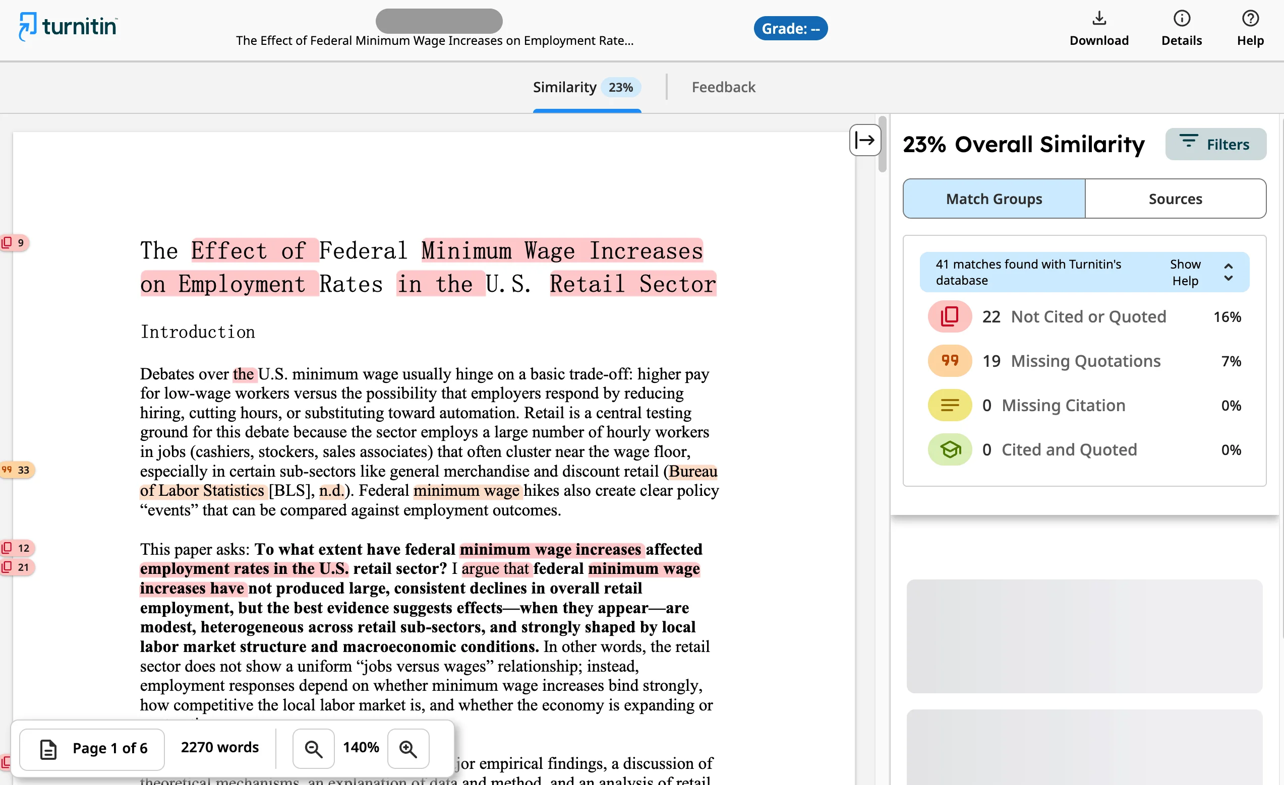 Turnitin similarity report overall 23 percent Turnitin similarity report overall 23 percent