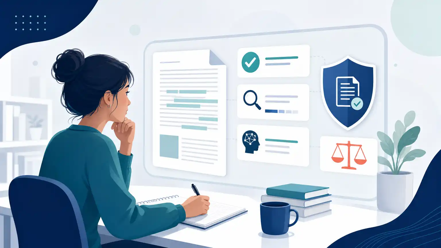 Editorial visual explaining key takeaways about turnitin and ai for students reviewing Turnitin results. Editorial visual explaining key takeaways about turnitin and ai for students reviewing Turnitin results.