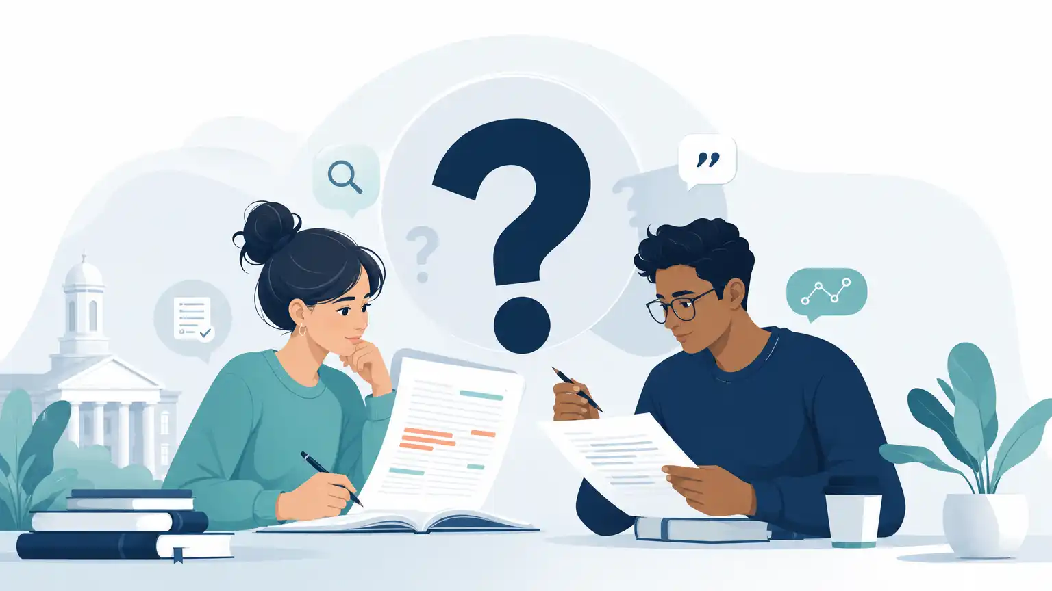 Editorial visual explaining frequently asked questions for students reviewing Turnitin results. Editorial visual explaining frequently asked questions for students reviewing Turnitin results.