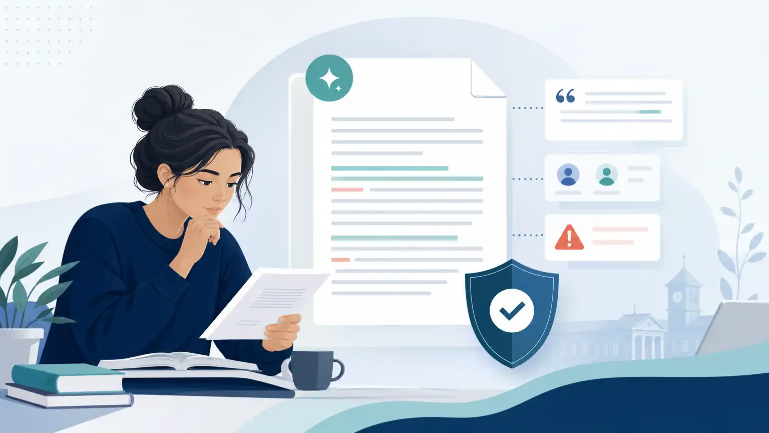 Editorial visual explaining key takeaways for chatgpt and turnitin for students reviewing Turnitin results. Editorial visual explaining key takeaways for chatgpt and turnitin for students reviewing Turnitin results.