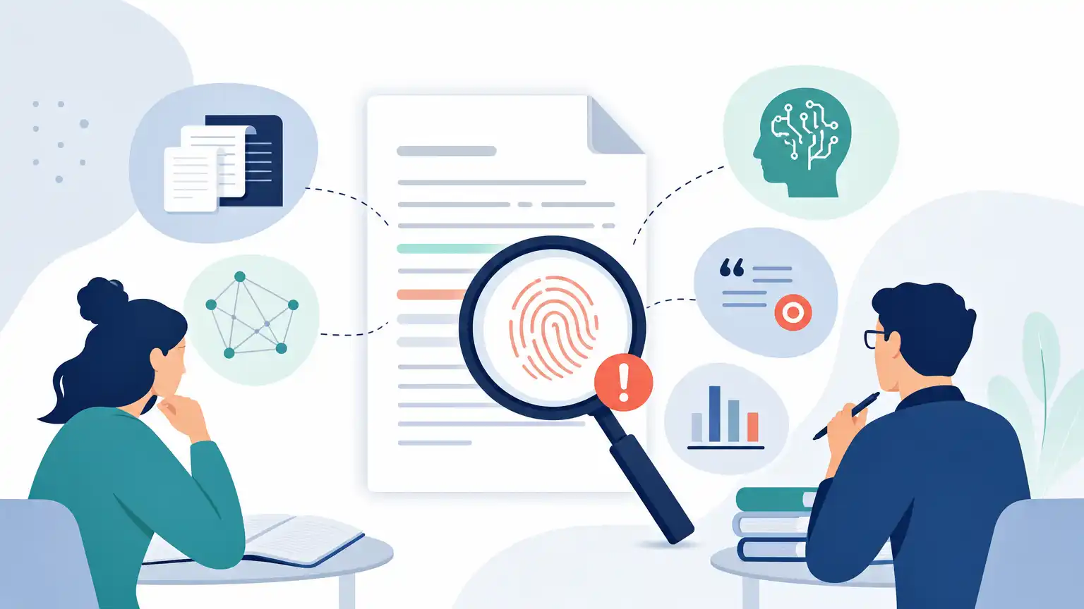 Editorial visual explaining why quillbot text may still look detectable for students reviewing Turnitin results. Editorial visual explaining why quillbot text may still look detectable for students reviewing Turnitin results.