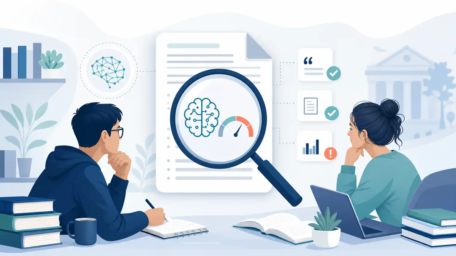 Student-friendly editorial visual about how accurate is turnitin ai detector and responsible Turnitin report review. Student-friendly editorial visual about how accurate is turnitin ai detector and responsible Turnitin report review.