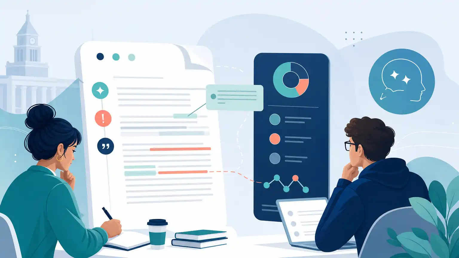 Editorial visual explaining how ai-paraphrased text is reported for students reviewing Turnitin results. Editorial visual explaining how ai-paraphrased text is reported for students reviewing Turnitin results.