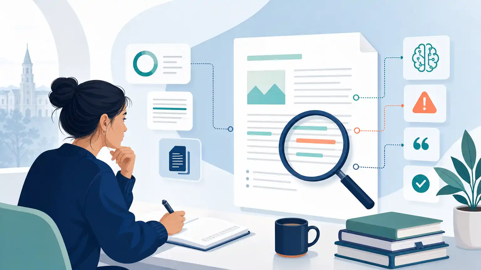 Editorial visual explaining key takeaways about how turnitin detects ai for students reviewing Turnitin results. Editorial visual explaining key takeaways about how turnitin detects ai for students reviewing Turnitin results.