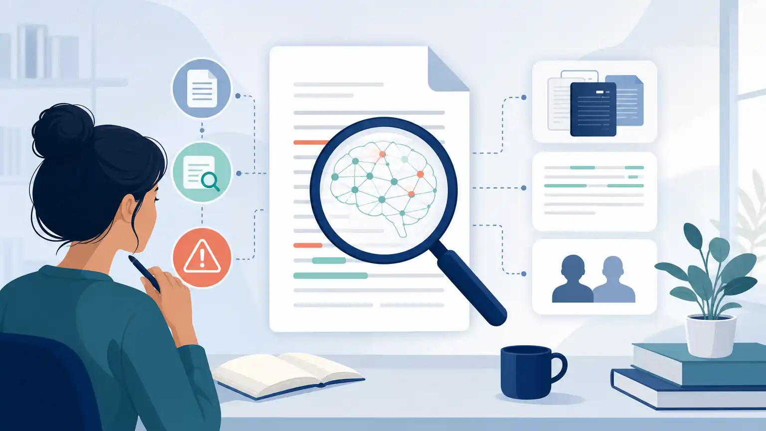 Student-friendly editorial visual about how does turnitin detect ai and responsible Turnitin report review. Student-friendly editorial visual about how does turnitin detect ai and responsible Turnitin report review.
