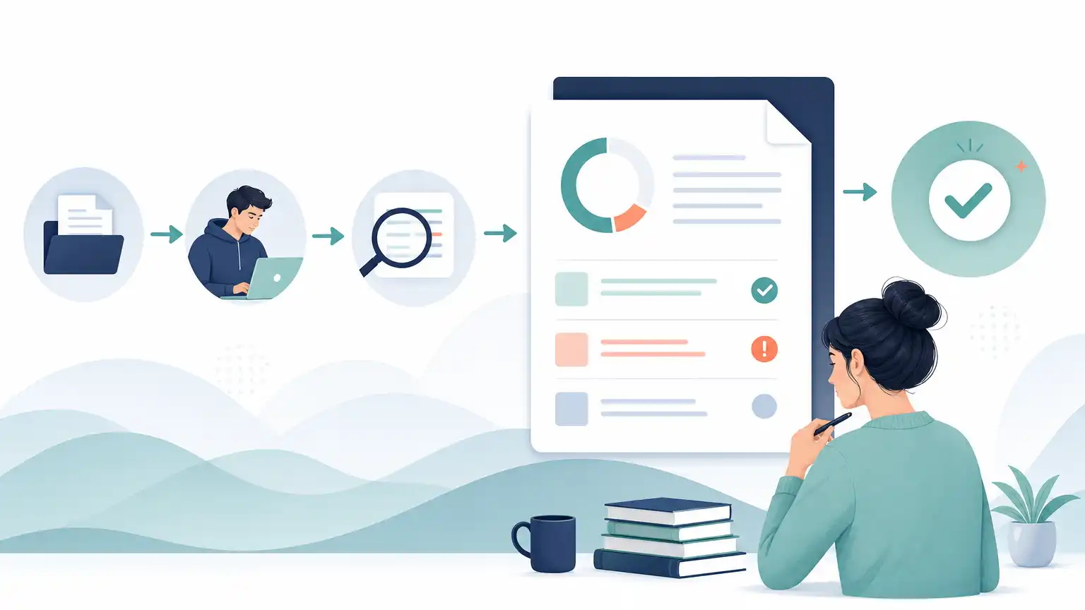 Editorial visual explaining quick answer to how to check turnitin score before submitting for students reviewing Turnitin results. Editorial visual explaining quick answer to how to check turnitin score before submitting for students reviewing Turnitin results.