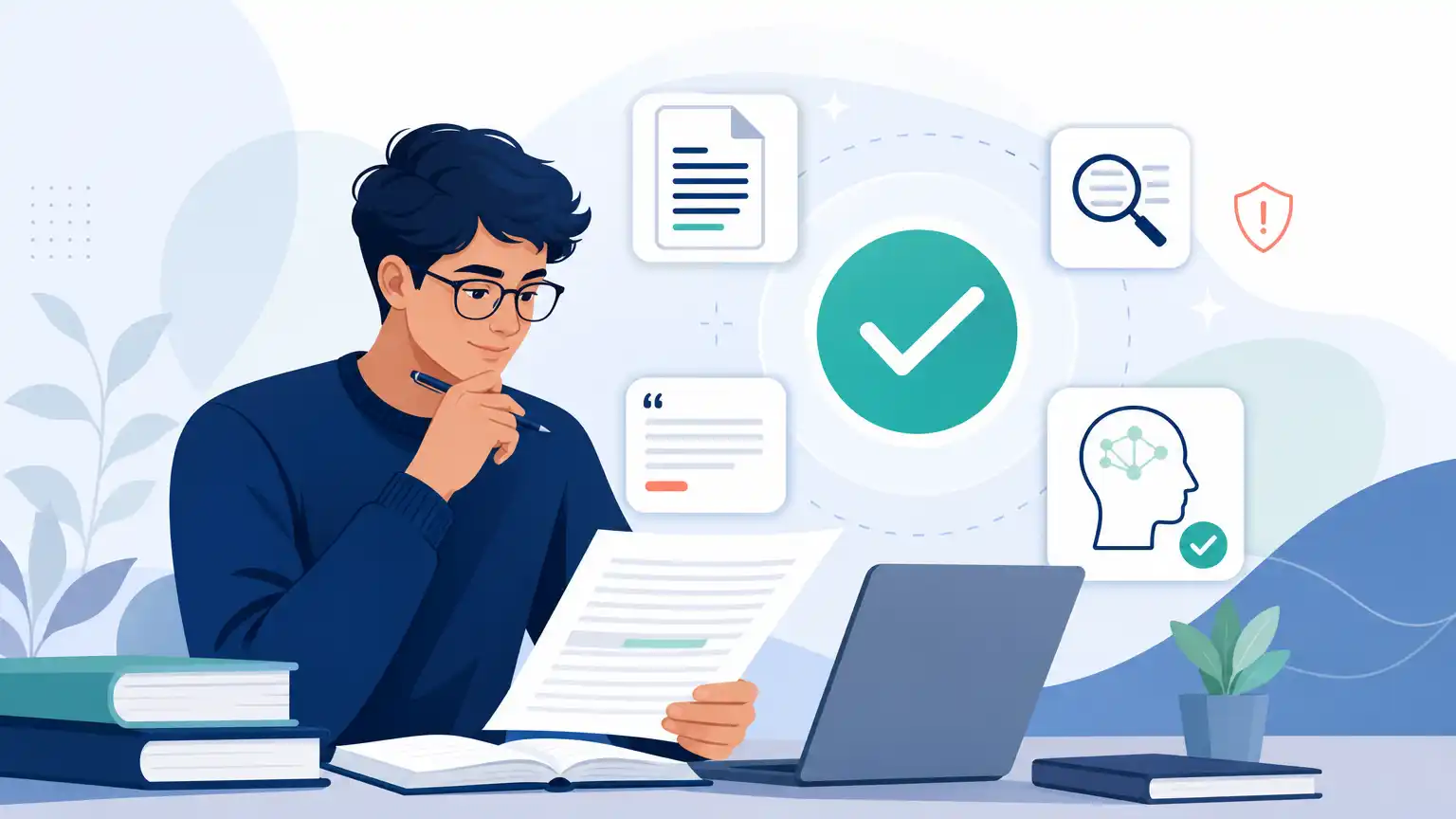 Editorial visual explaining conclusion on how to use turnitin ai checker for students reviewing Turnitin results. Editorial visual explaining conclusion on how to use turnitin ai checker for students reviewing Turnitin results.