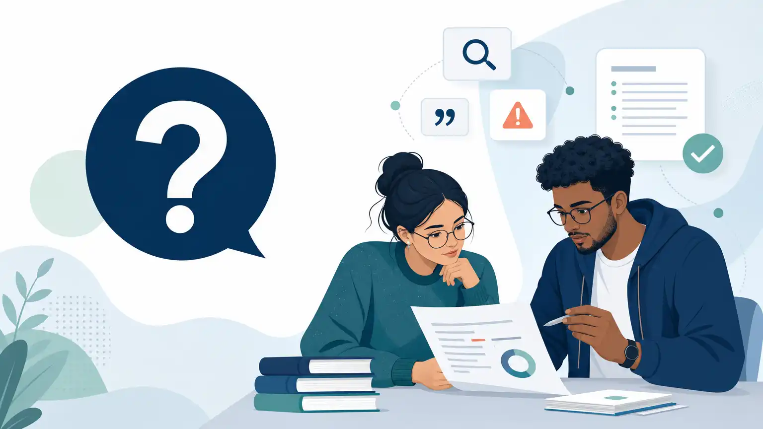 Editorial visual explaining frequently asked questions for students reviewing Turnitin results. Editorial visual explaining frequently asked questions for students reviewing Turnitin results.