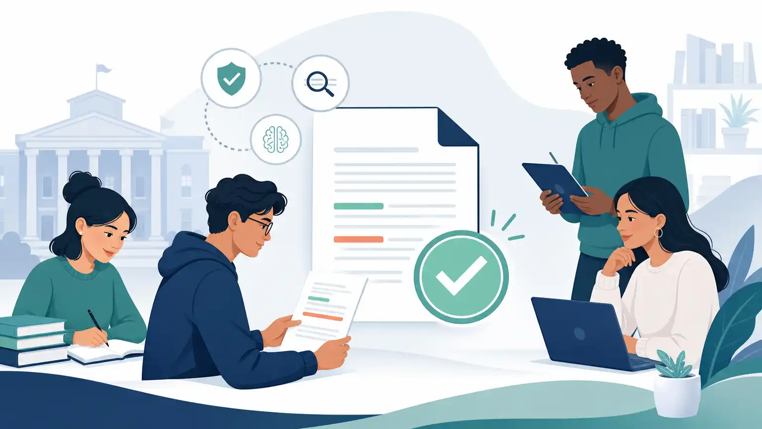 Editorial visual explaining conclusion on how to use turnitin for free for students reviewing Turnitin results. Editorial visual explaining conclusion on how to use turnitin for free for students reviewing Turnitin results.