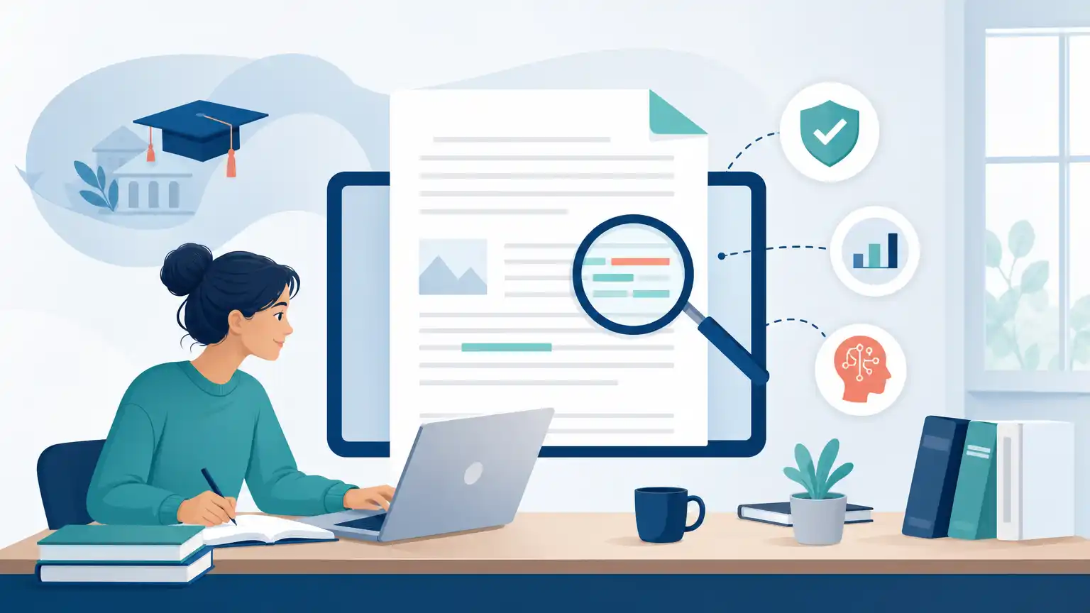 Student-friendly editorial visual about how to use turnitin for free and responsible Turnitin report review. Student-friendly editorial visual about how to use turnitin for free and responsible Turnitin report review.
