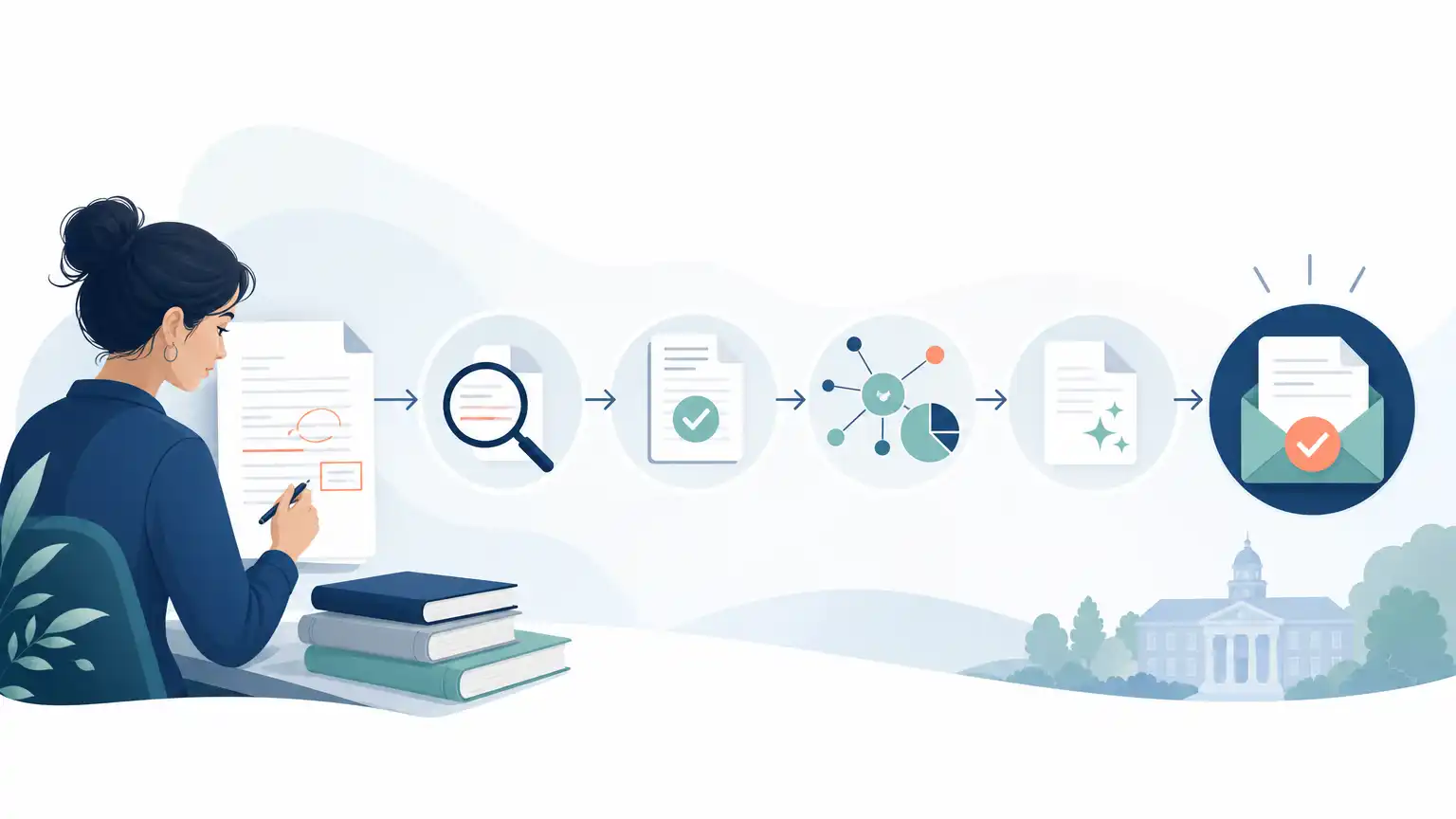 Editorial visual explaining what to revise before you resubmit for students reviewing Turnitin results. Editorial visual explaining what to revise before you resubmit for students reviewing Turnitin results.