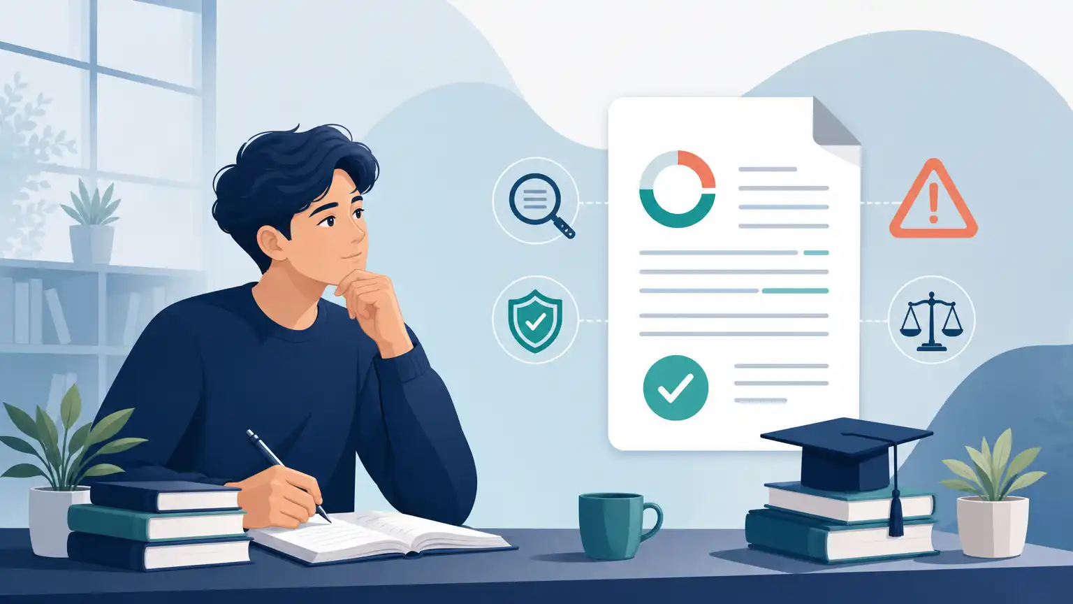 Editorial visual explaining conclusion on is 36 %% similarity on turnitin bad for students reviewing Turnitin results. Editorial visual explaining conclusion on is 36 %% similarity on turnitin bad for students reviewing Turnitin results.