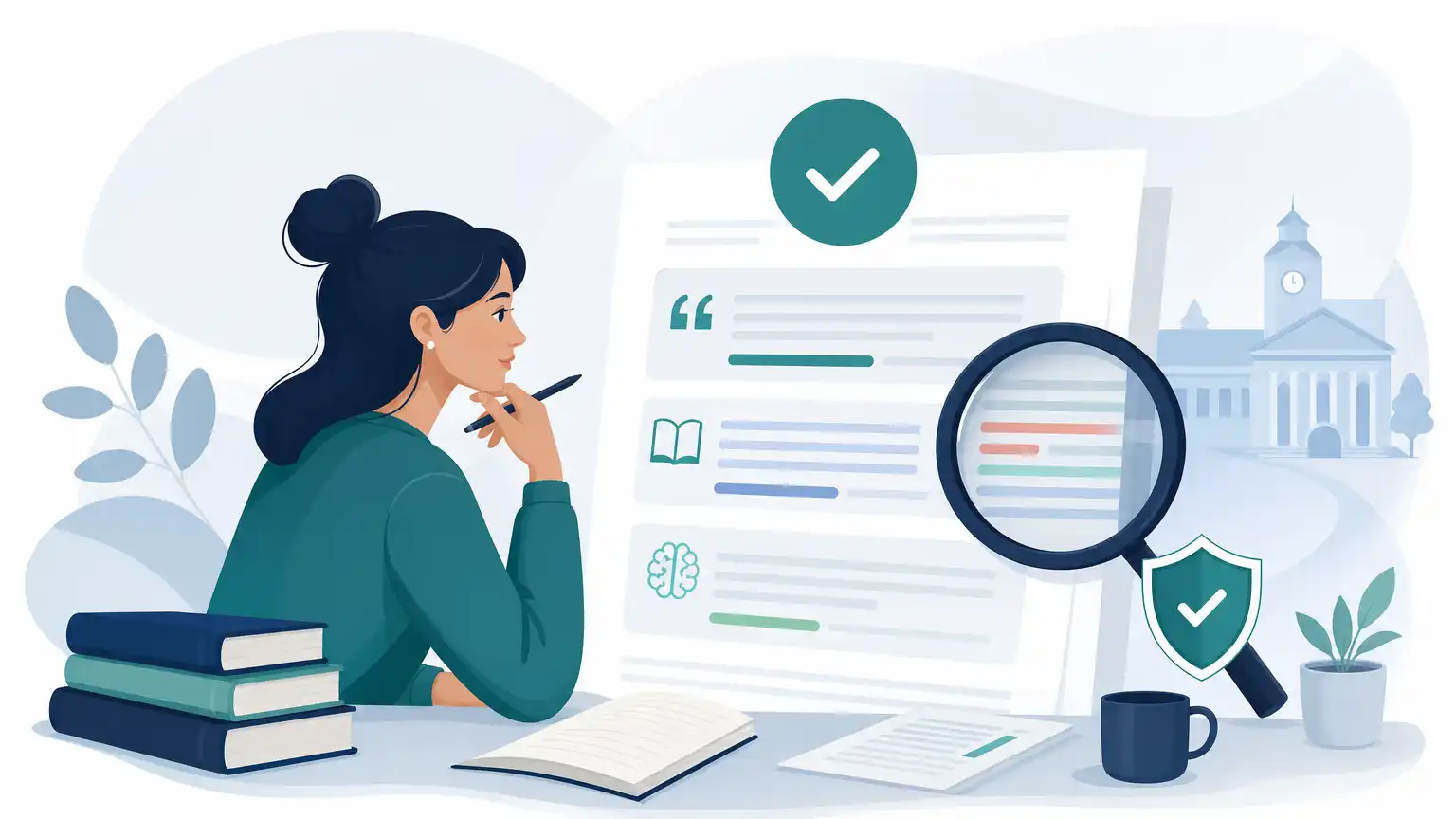 Editorial visual explaining conclusion on whether turnitin is accurate for students reviewing Turnitin results. Editorial visual explaining conclusion on whether turnitin is accurate for students reviewing Turnitin results.