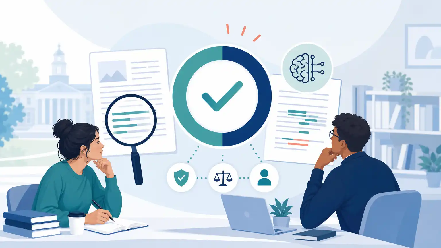 Editorial visual explaining conclusion on turnitin ai detection accuracy for students reviewing Turnitin results. Editorial visual explaining conclusion on turnitin ai detection accuracy for students reviewing Turnitin results.