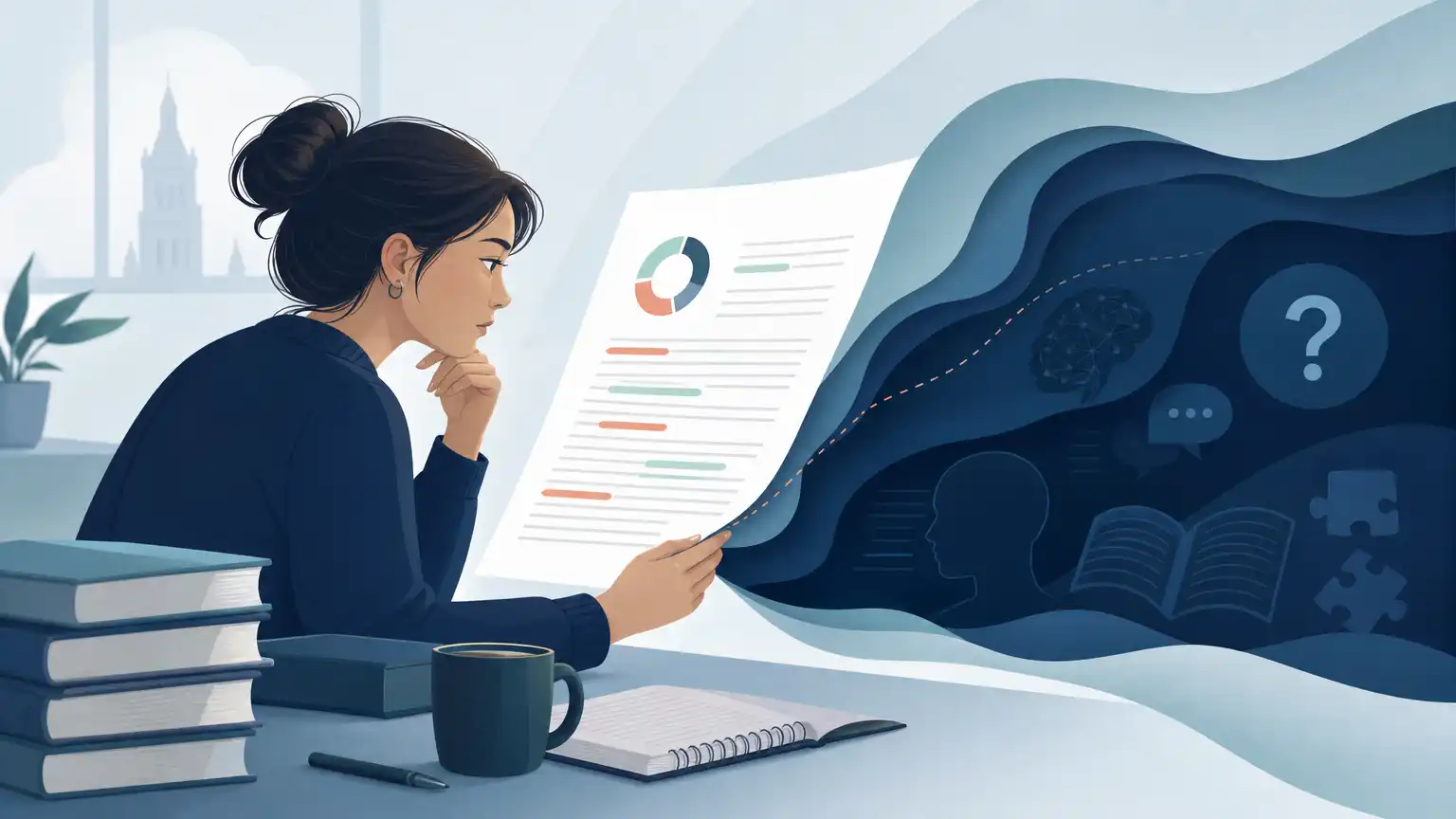 Editorial visual explaining what turnitin does not reveal about detection for students reviewing Turnitin results. Editorial visual explaining what turnitin does not reveal about detection for students reviewing Turnitin results.